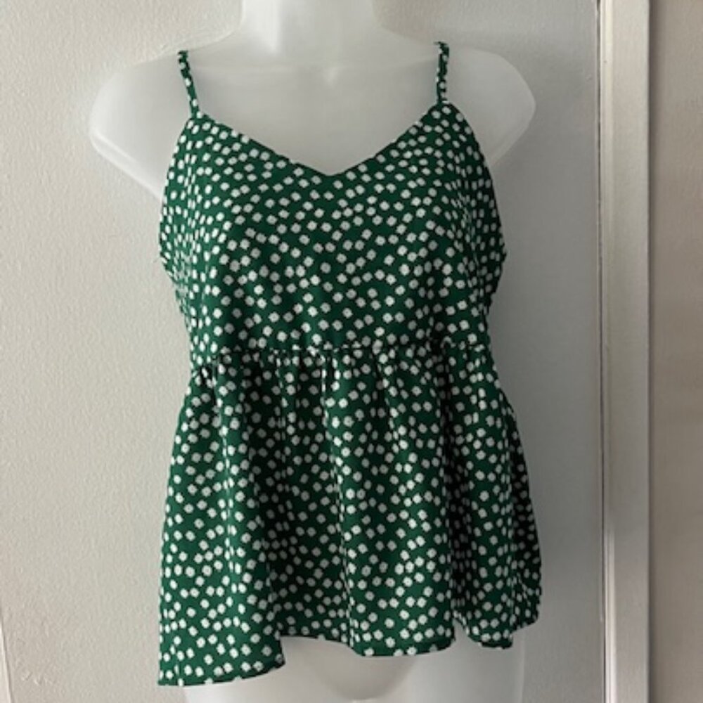 Pretty Floral Flared Top